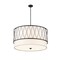 Z-Lite Dalton 5 Light Pendant, Matte Black & White 198-32MB - alternate 4